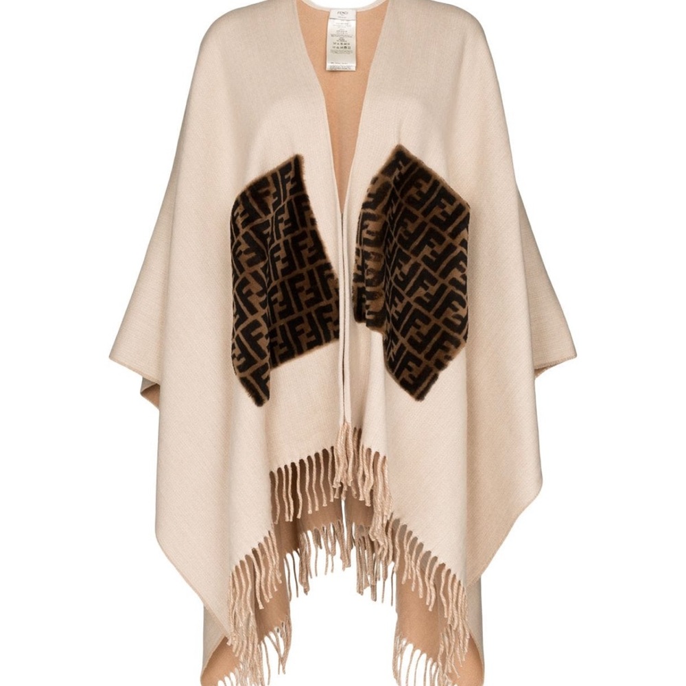 Fendi Cashmere Poncho